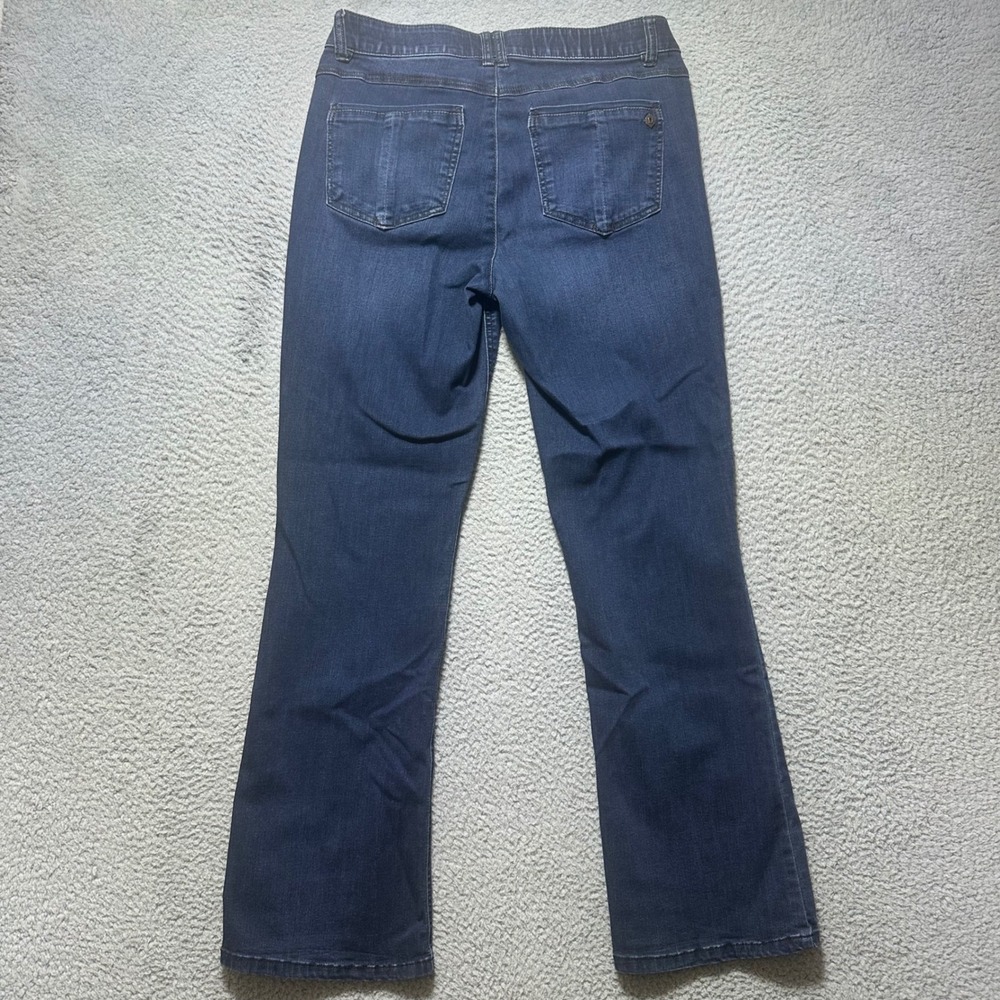 Democracy Absolution Bootcut Jeans Womens 12 Dark Wash‎ Stretch Indigo Denim - Picture 2 of 10